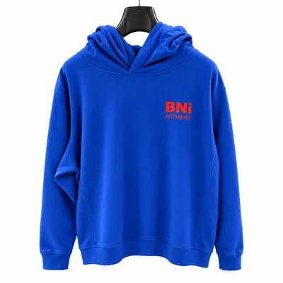 BNI Artmane — Hūdijs ar logo uz krūts ar logo apdruku