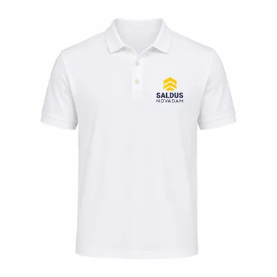 Saldus novadam — Polo krekls ar logo ar logo apdruku