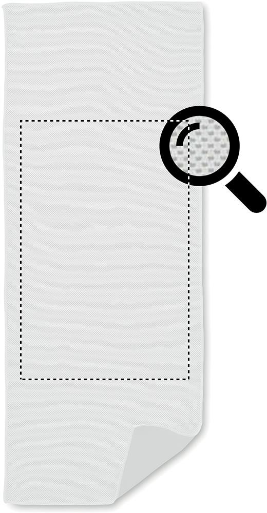 Print position TOWEL FRONT TEXTURED