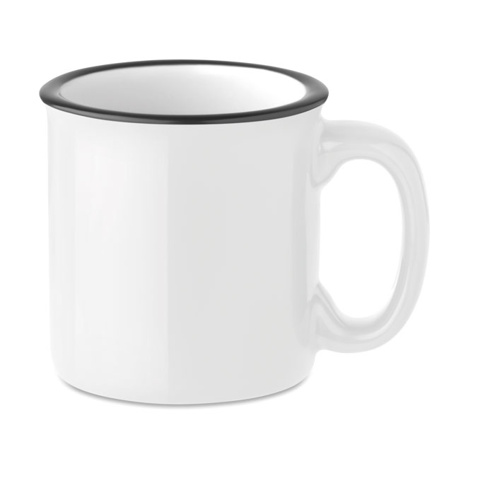 Ceramic mug TWEENIES SUBLIM 240 ml, vintage style, with your logo