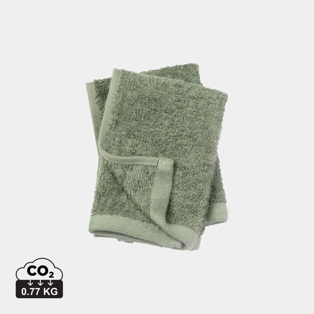 VINGA Birch towel 30 × 30 cm, cotton and lyocell, with your logo