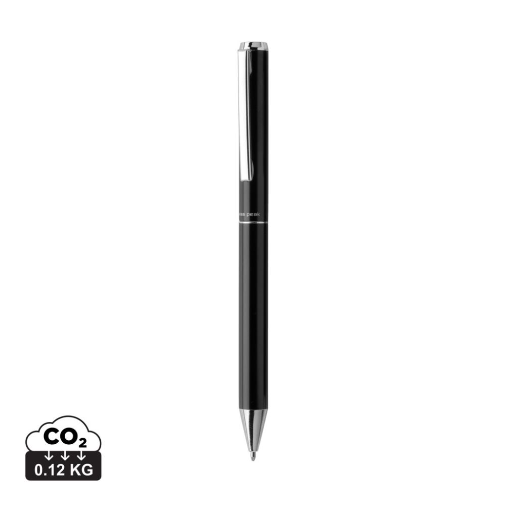 Swiss Peak Cedar recycled aluminium pen with RCS certification and your logo