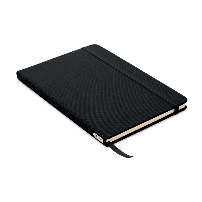 A5 hard cover notebook NOTE RPET with recycled paper pages and your logo