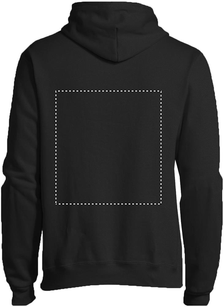 Print position BELOW THE HOOD