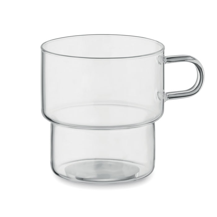 Stikla krūze BOROMUG 300 ml no borsilikāta stikla ar jūsu logo