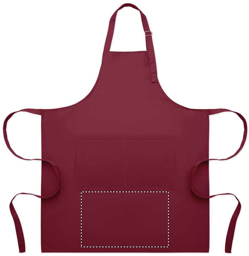 Print position FRONT BELOW POCKET