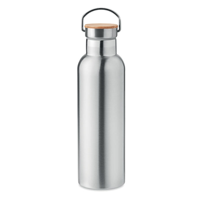 Termopudele HELSINKI MED 750 ml ar bambusa vāku un jūsu logo