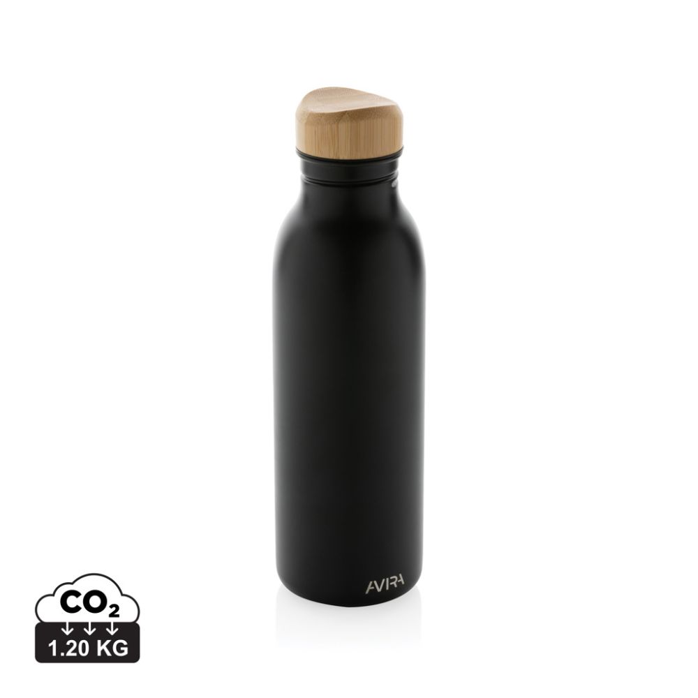 Pudele Avira Alcor no pārstrādāta nerūsējošā tērauda 600 ml ar jūsu logo