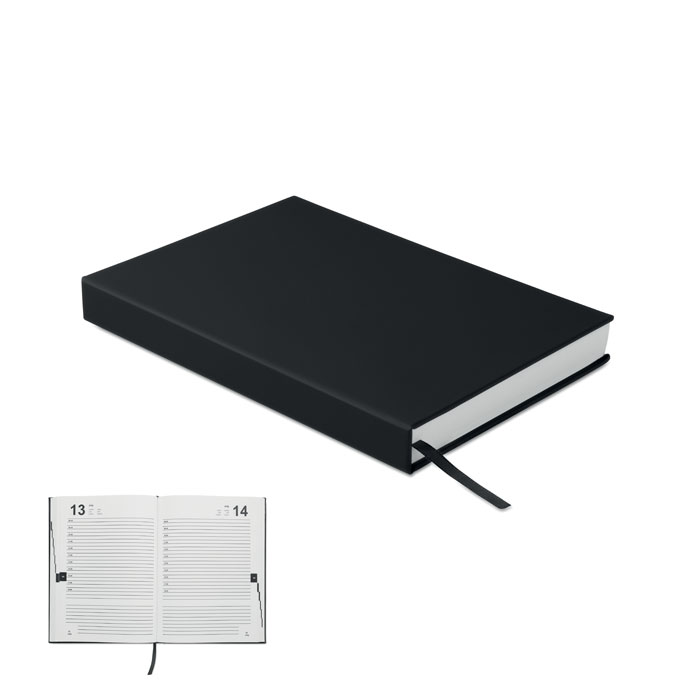A5 Perpetual Daily Planner ROUTINE with recycled cover with your logo