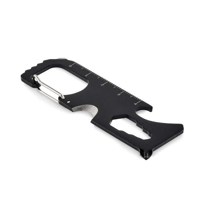 Multi-tool pocket card VETOOL with 8 functions in stainless steel with your logo