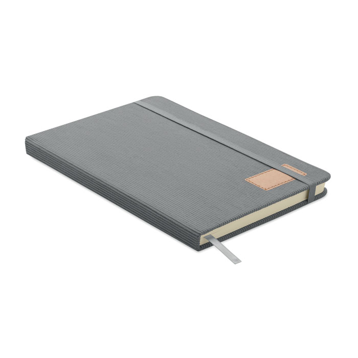 A5 Notebook CORDI NOTE with RPET corduroy cover with your logo