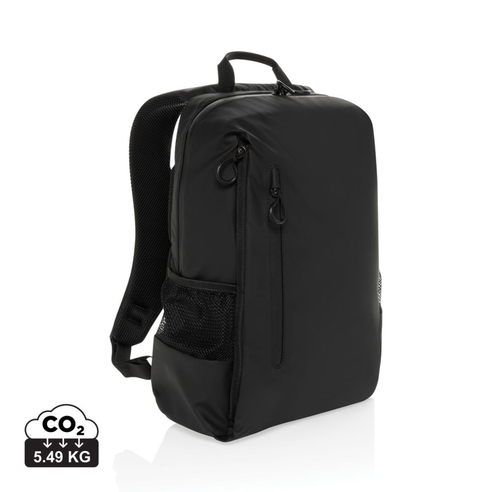 Lima Aware™ rPET laptop backpack, water resistant, 15.6", with your logo