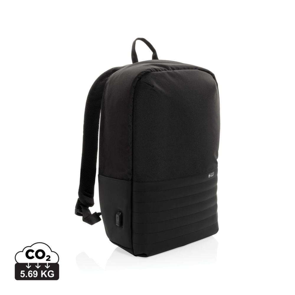 Pretaizdzības mugursoma Swiss Peak AWARE™ ar RFID aizsardzību 15,6'' ar jūsu logo