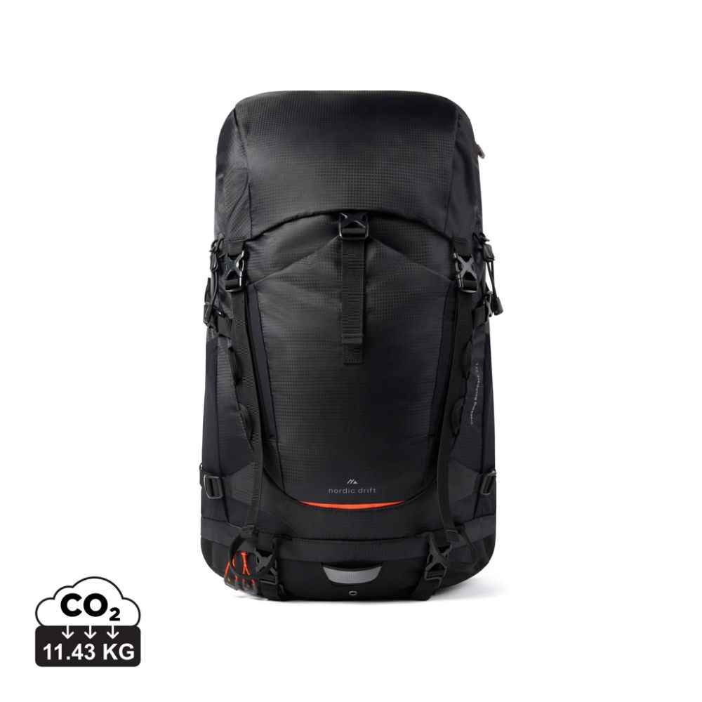 Mugursoma Nordic Drift Trail no RCS pārstrādāta poliestera 33 l ar jūsu logo