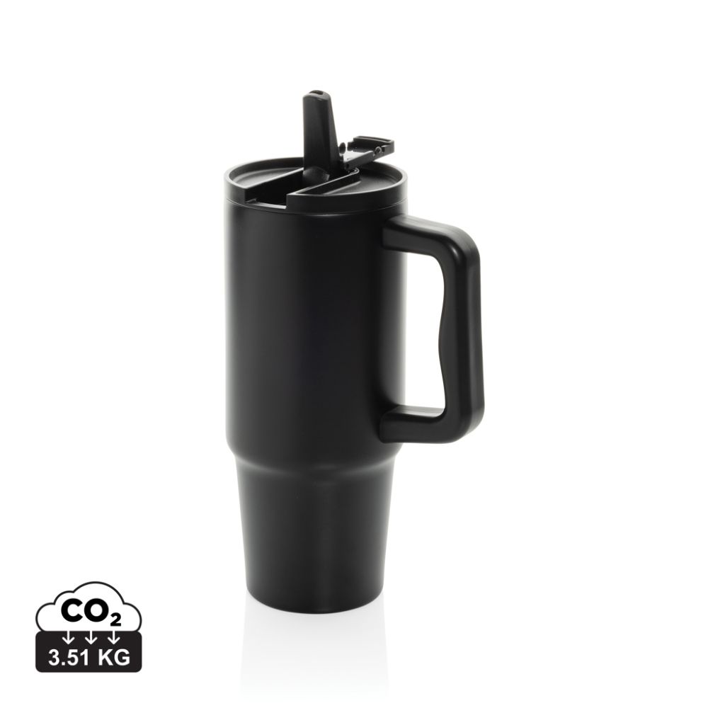 Termokrūze Embrace no pārstrādāta nerūsējošā tērauda 900 ml ar jūsu logo