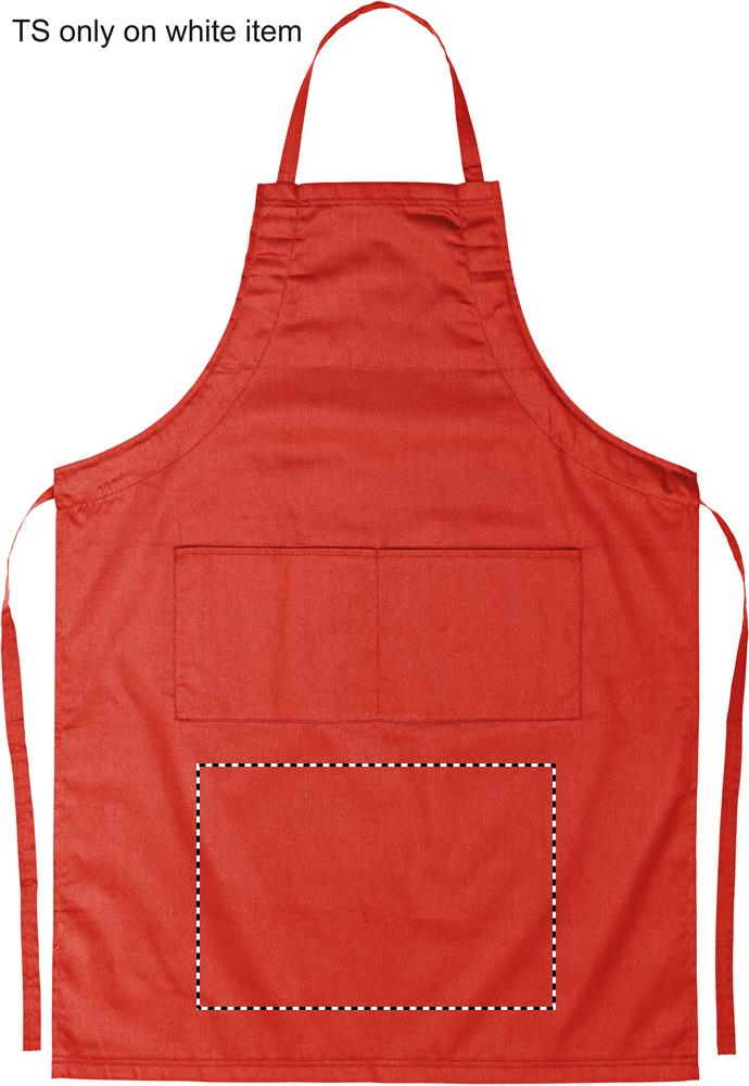 Print position FRONT BELOW POCKET