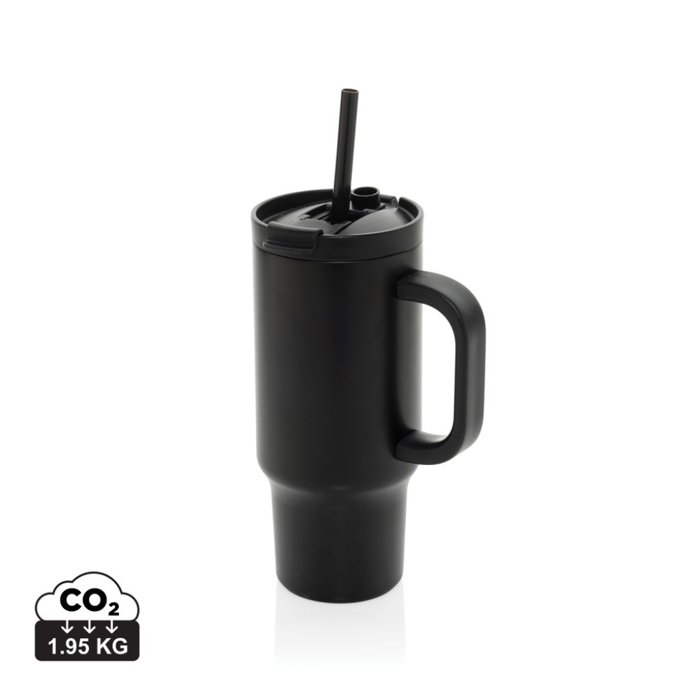 Termokrūze Cruiser no pārstrādāta tērauda 480 ml, pret izšļakstīšanos, ar jūsu logo