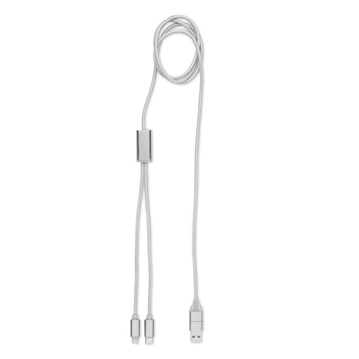 Uzlādes kabelis CABLONG 2 in 1, 120 cm, ar jūsu logo