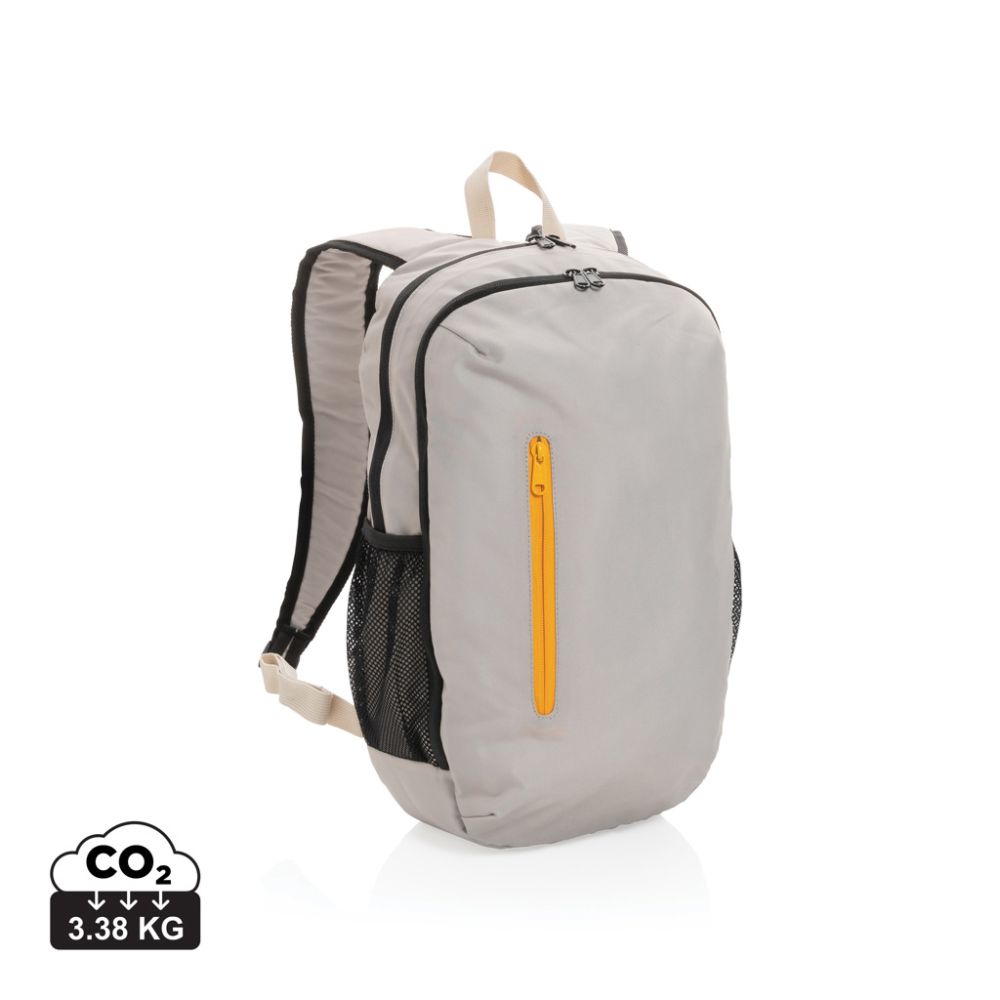 Impact AWARE™ 300D rPET backpack with laptop compartment and your logo