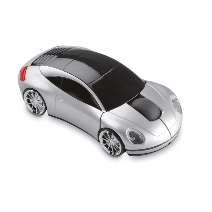 Wireless mouse SPEED in car shape with receiver in the boot, with your logo