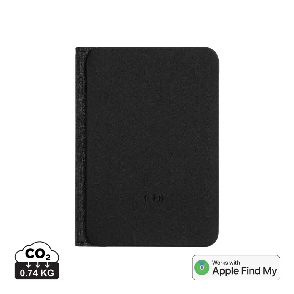 Travelfinder passport holder with Find My tracking, RCS material and your logo