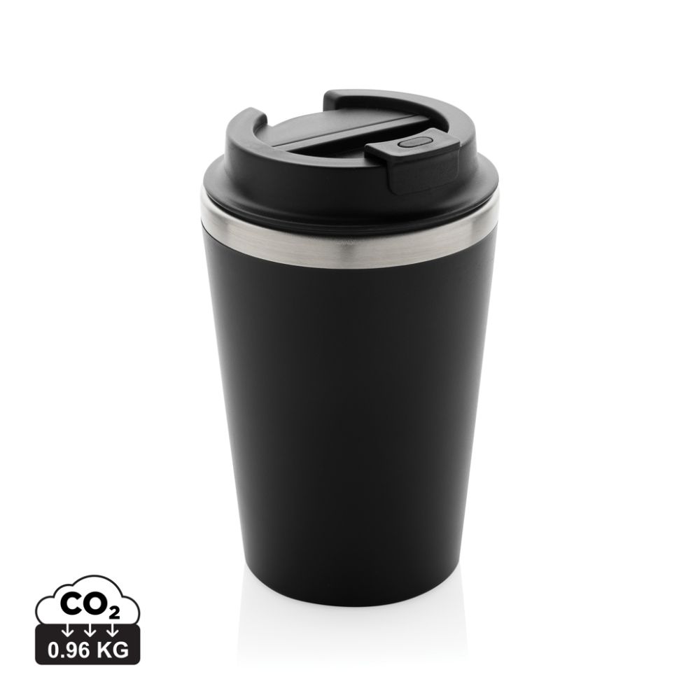 Termokrūze Java ar dubultu sienu no pārstrādāta tērauda 350 ml ar jūsu logo