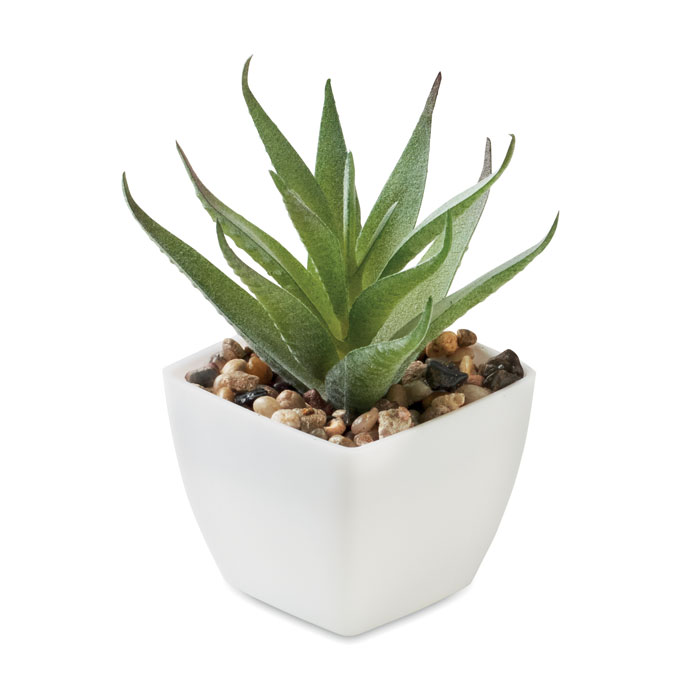 Mākslīgais mini augs ARTILOE aloes formā ar jūsu logo