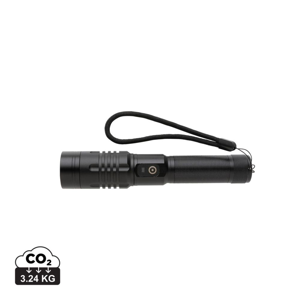 Uzlādējama lukturīša Gear X USB ar 1000 lūmenu gaismu ar jūsu logo