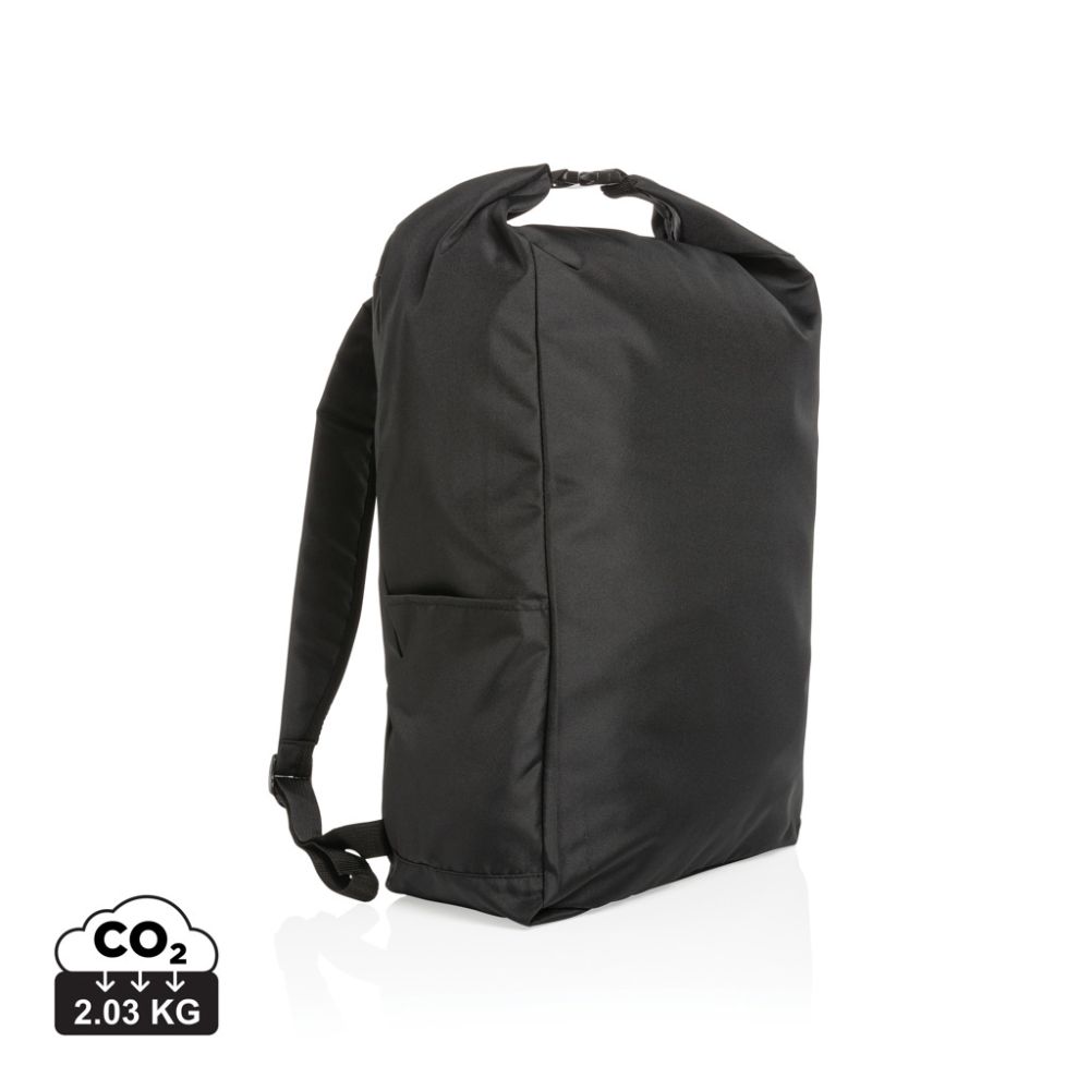 Impact AWARE™ rPET rolltop backpack, 21 l, lightweight, with your logo