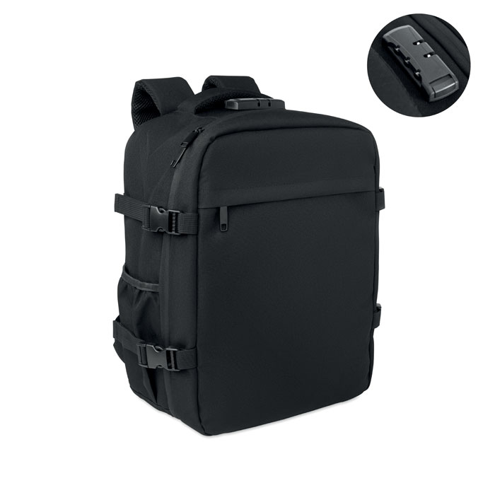 LOCK&GO 15" laptop backpack with 3-digit code lock, 20 L, with your logo