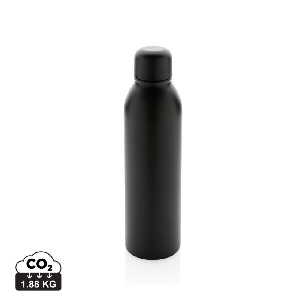 Vakuuma pudele P433.04 no pārstrādāta nerūsējošā tērauda 500 ml ar jūsu logo