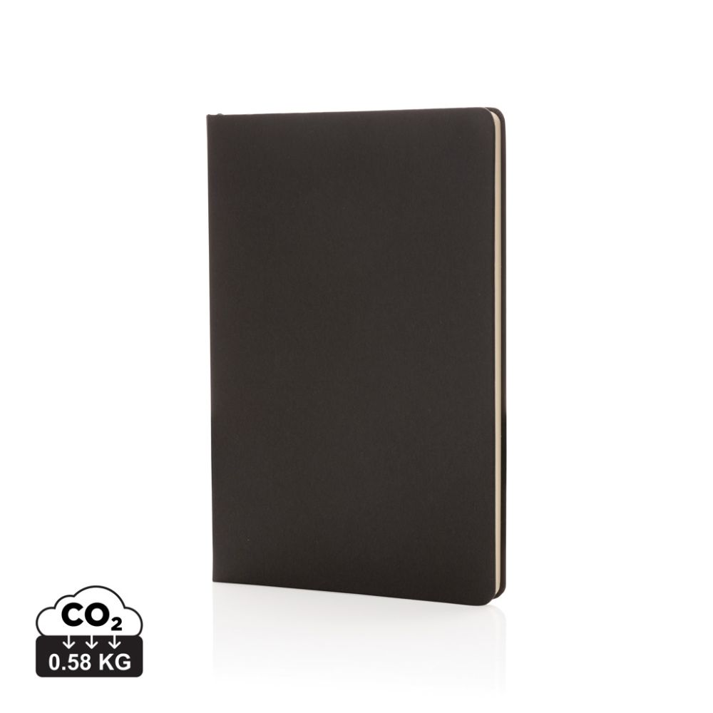 A5 piezīmju grāmata P774.43 ar FSC® papīra vāku un lentīti ar jūsu logo