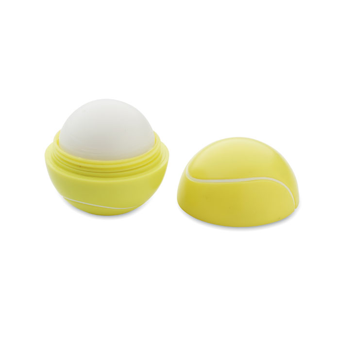 TENNIS lip balm in tennis ball case with SPF10 and your logo