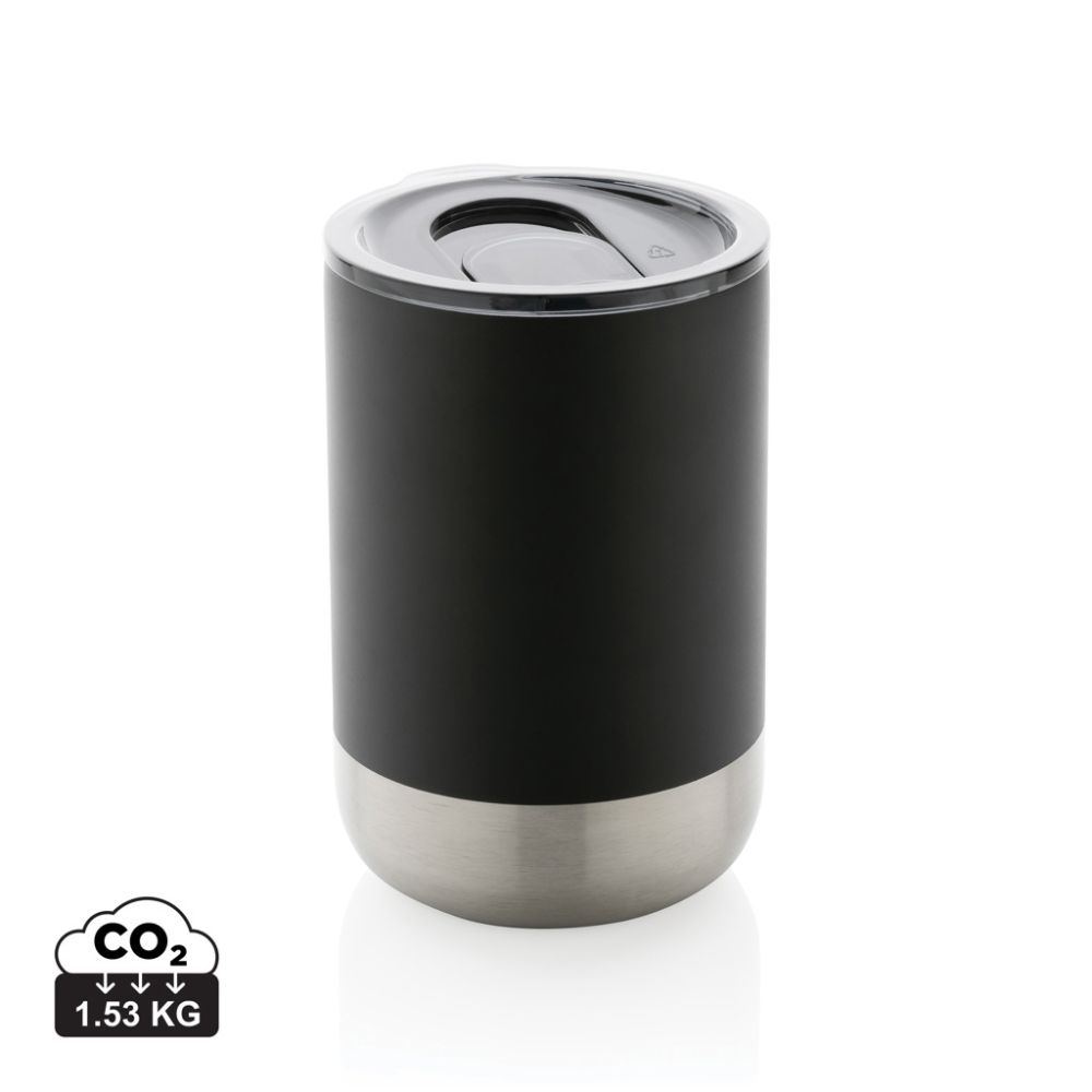 RCS recycled stainless steel tumbler P433.06 with vacuum insulation, 360 ml, with your logo