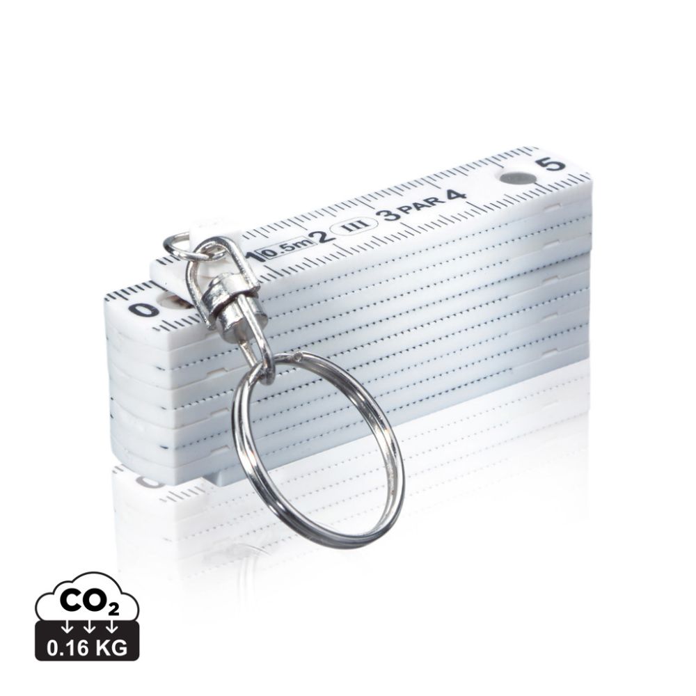 Mini folding rule 50 cm with 10 sections with your logo