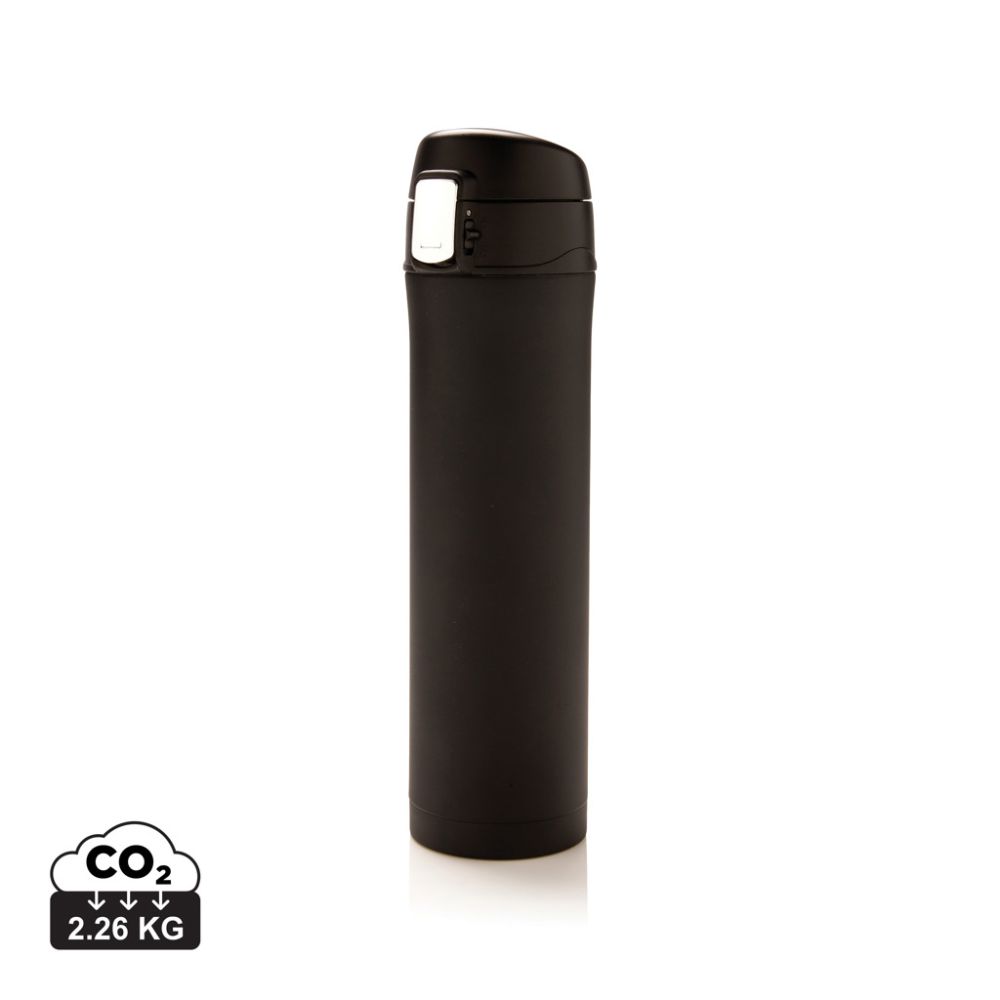 Vakuuma termoss Re-steel easy lock no pārstrādāta tērauda 450 ml ar jūsu logo