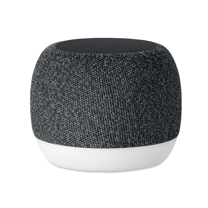 LISTOO+ wireless speaker with 15 W wireless charger and mood light, with your logo