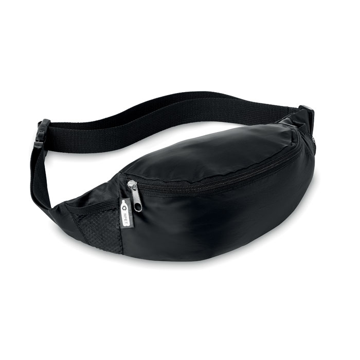 PARKPET fanny bag in 210D rPET with zipped main compartment, with your logo