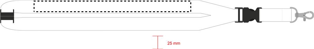 Print position STRAP(S) BACK