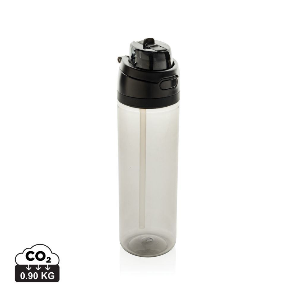 Omni Sip RCS rPET water bottle 800 ml with built-in straw, with your logo