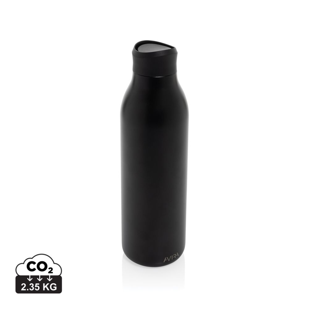 Pudele Avira Alok no pārstrādāta tērauda 600 ml ar 360° dzeršanas vāciņu ar jūsu logo