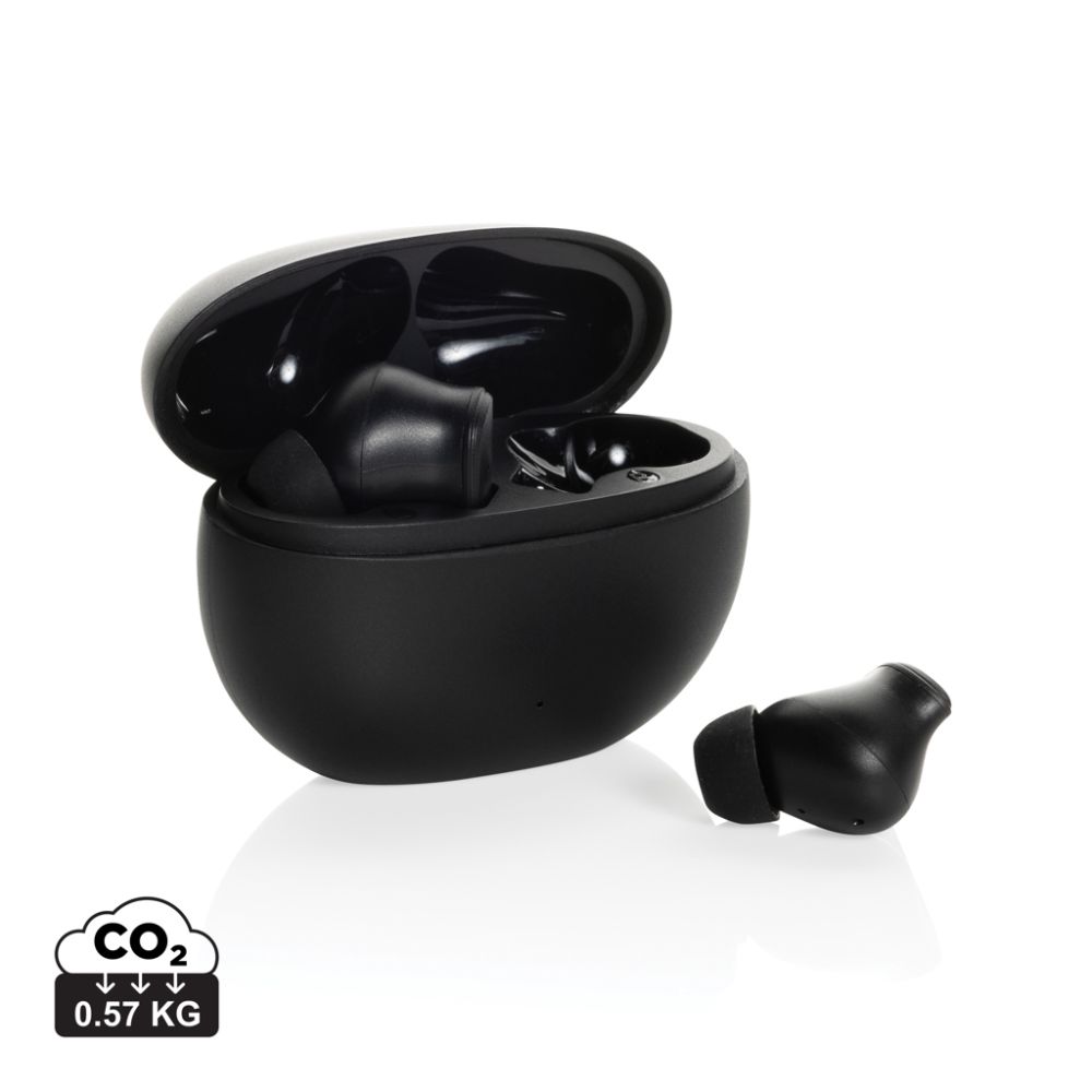 Prolink RCS recycled plastic ANC/ENC wireless earbuds with your logo