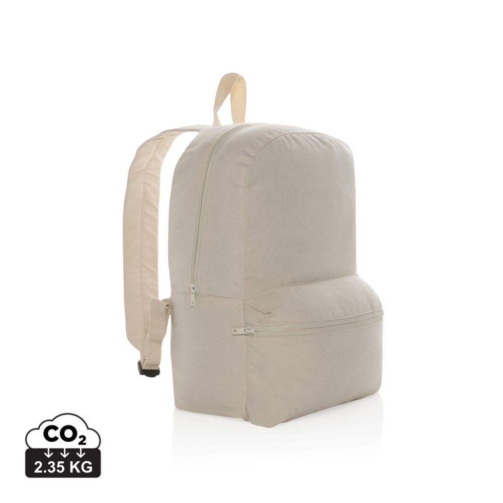 Impact Aware™ rcanvas backpack, 285 gsm, undyed, 19.5 l, with your logo