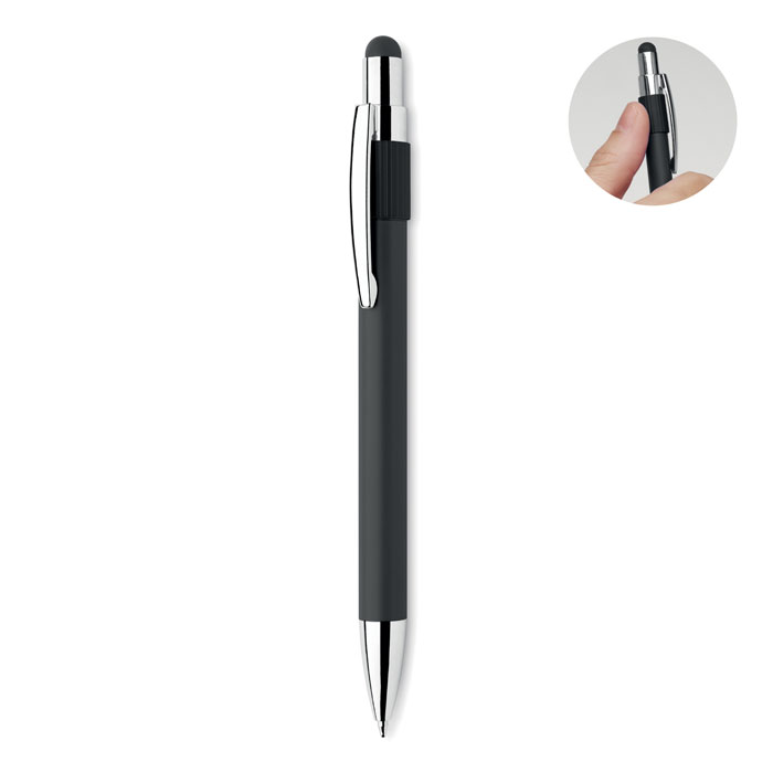 Stylus spinner pen EDD in recycled aluminium with your logo