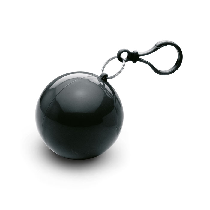 Lietusmētelis pončo NIMBUS apaļā futrālī ar jūsu logo