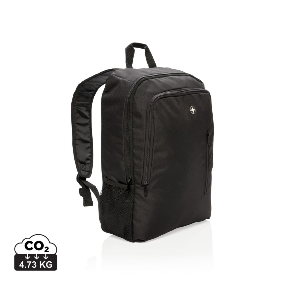 Biznesa mugursoma Swiss Peak ar nodalījumu 17" portatīvajam datoram un jūsu logo