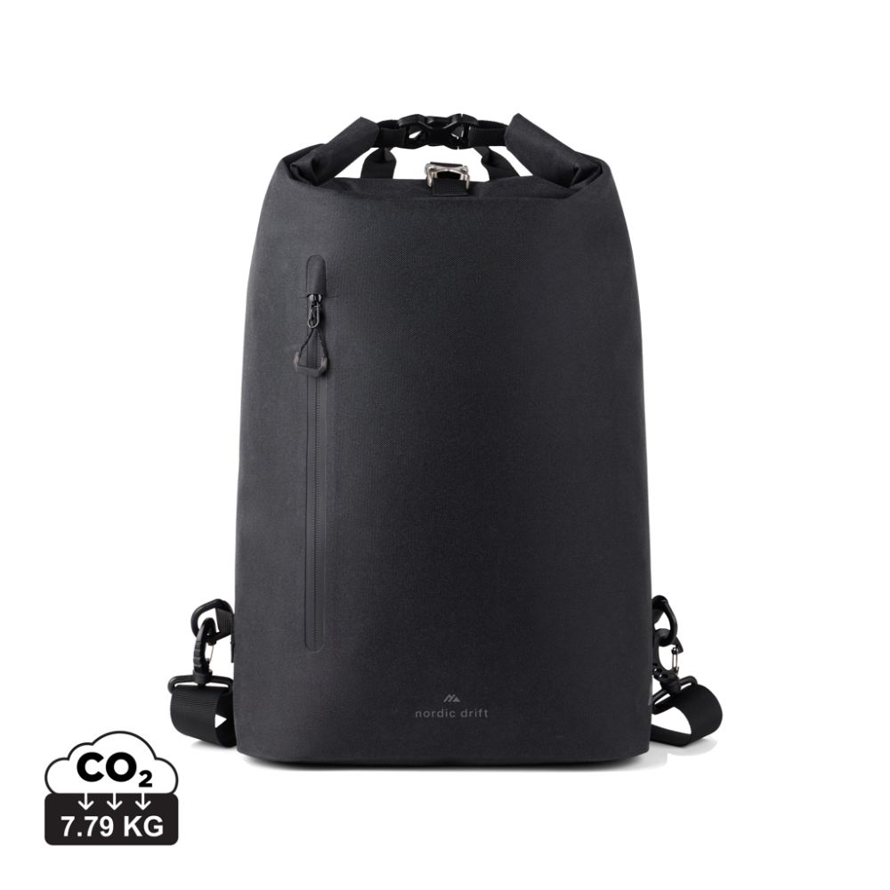 Nordic Drift Trail RCS waterproof bike bag 25L with reflective fabric, with your logo