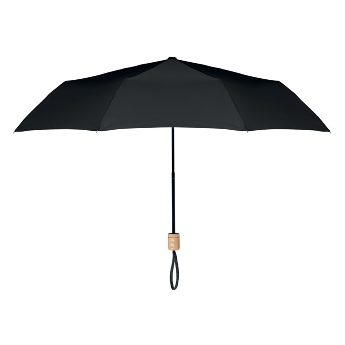 Foldable umbrella TRALEE made from RPET, 21 inch, with your logo