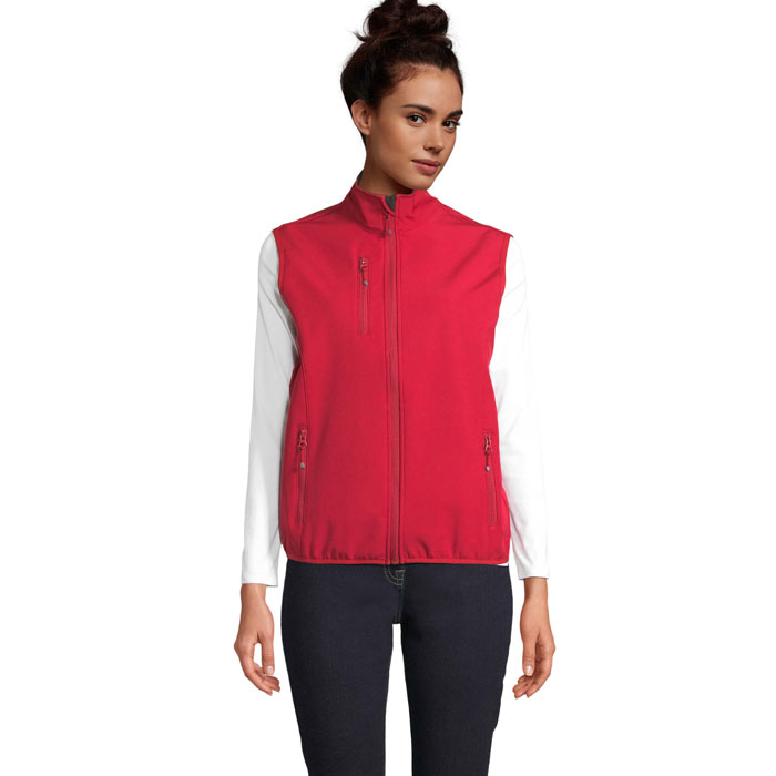Sieviešu softshell veste FALCON BW WOMEN ar membrānu ar jūsu logo
