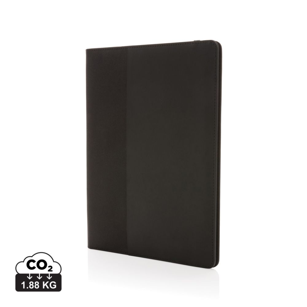 A4 portfolio Swiss Peak Script AWARE™ made from recycled polyester with your logo
